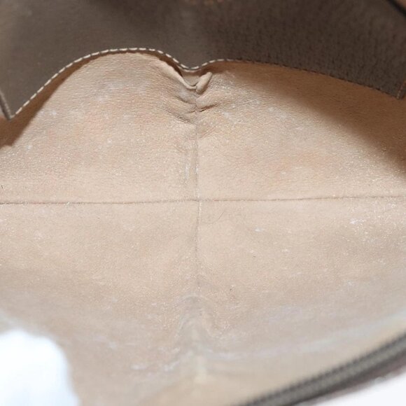 GUCCI GG Supreme Web Sherry Line Shoulder Bag PVC Beige 904 02 047 Auth 103635 - Picture 11 of 16